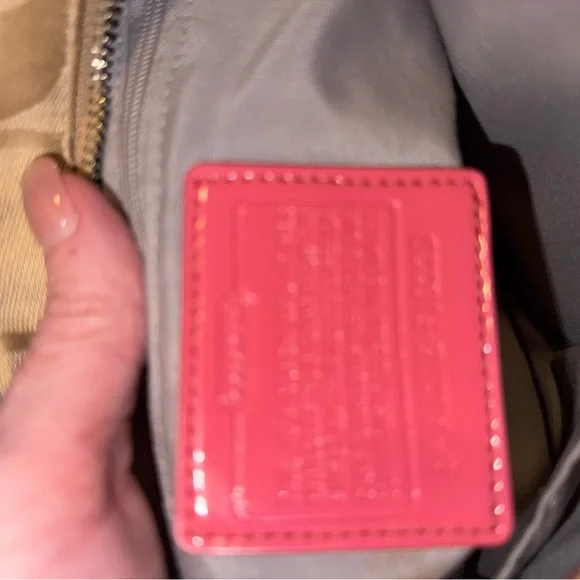 Coach Signature Stripe Crossbody Bag – Authentic - Picture 8 of 14